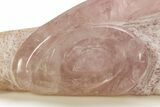 Exotic, Polished Rose Quartz Old World Chameleon #334780-5
